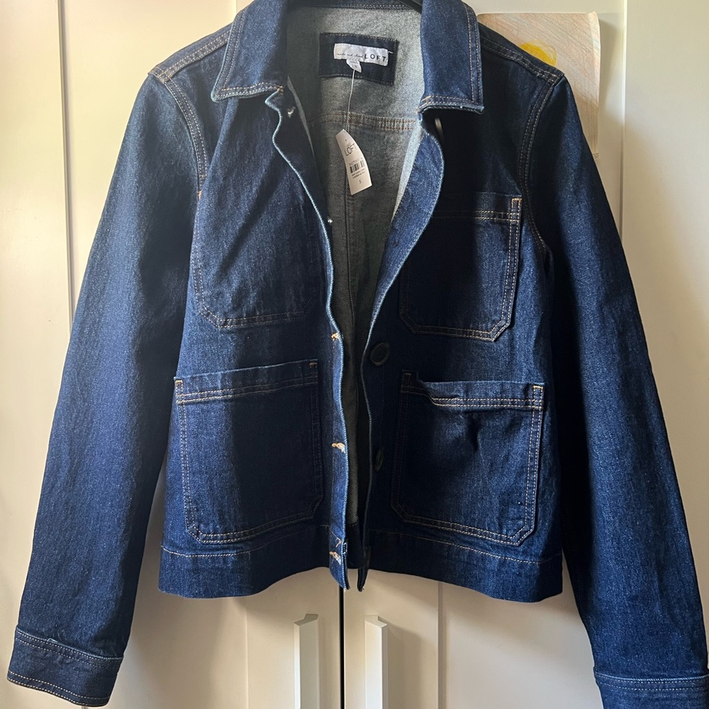Loft Dark Blue Denim Jacket